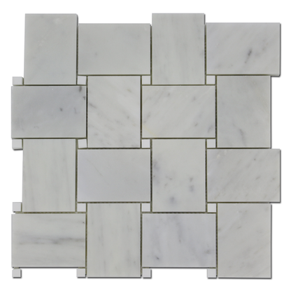 Alpine Mosic Carrara Large Basket w/Dolomite