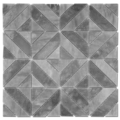 Kaleidoscope Mosaic Perla, Bianco Venato Dolomite &amp; Milas White