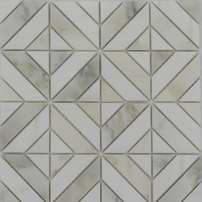 Matrix – 12″ Dolomite / Calacatta Oliva