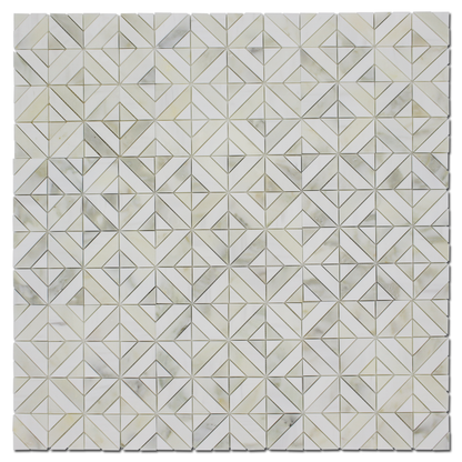 Matrix – 12″ Dolomite / Calacatta Oliva