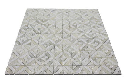 Matrix – 12″ Dolomite / Calacatta Oliva