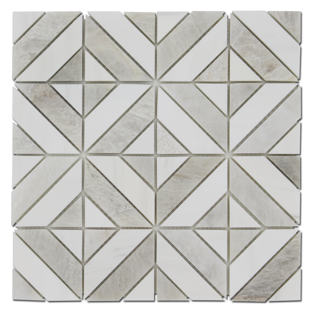 Bianco Venato Dolomite &amp; Iceberg -Matrix – 12″ Dolomite / Iceberg
