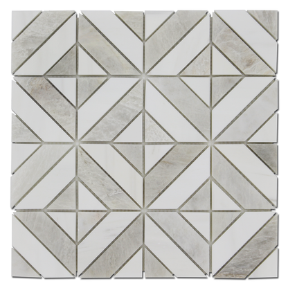 Bianco Venato Dolomite &amp; Iceberg -Matrix – 12″ Dolomite / Iceberg