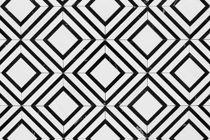 Maze Mosaic – Dolomite with Taurus Black