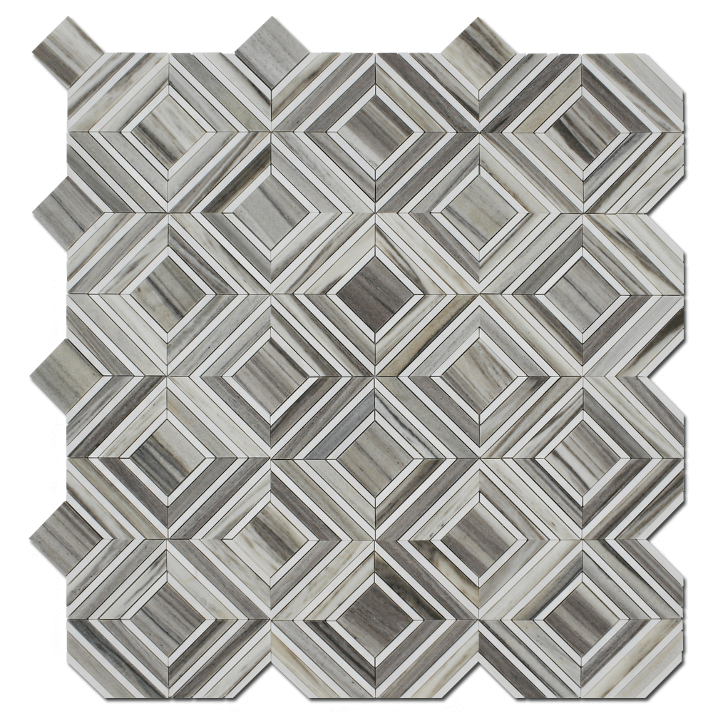 Maze Mosaic – Palisandra with Dolomite