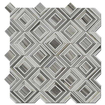 Maze Mosaic – Palisandra with Dolomite