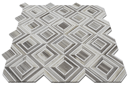 Maze Mosaic – Palisandra with Dolomite
