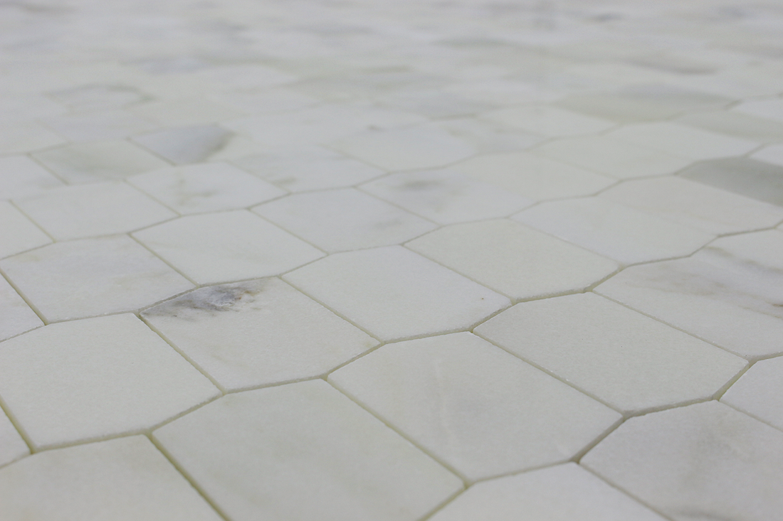 Picket Mosaic Picket Calacatta Oliva Polished