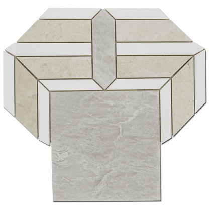 Perla Marble Rhapsody - Iceberg with Perla &amp; Dolomite