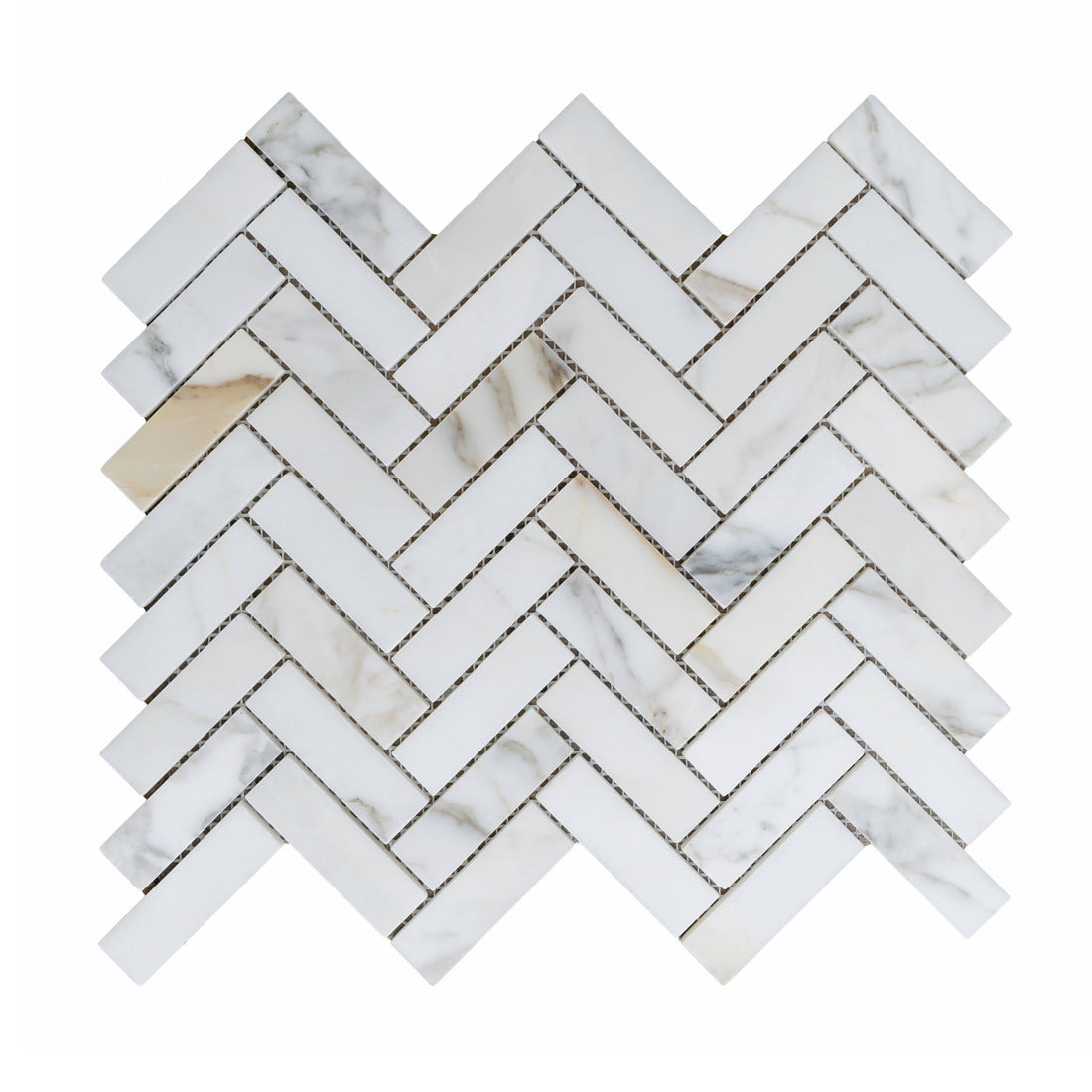 Calacatta Gold 1x3 Herringbone Honed