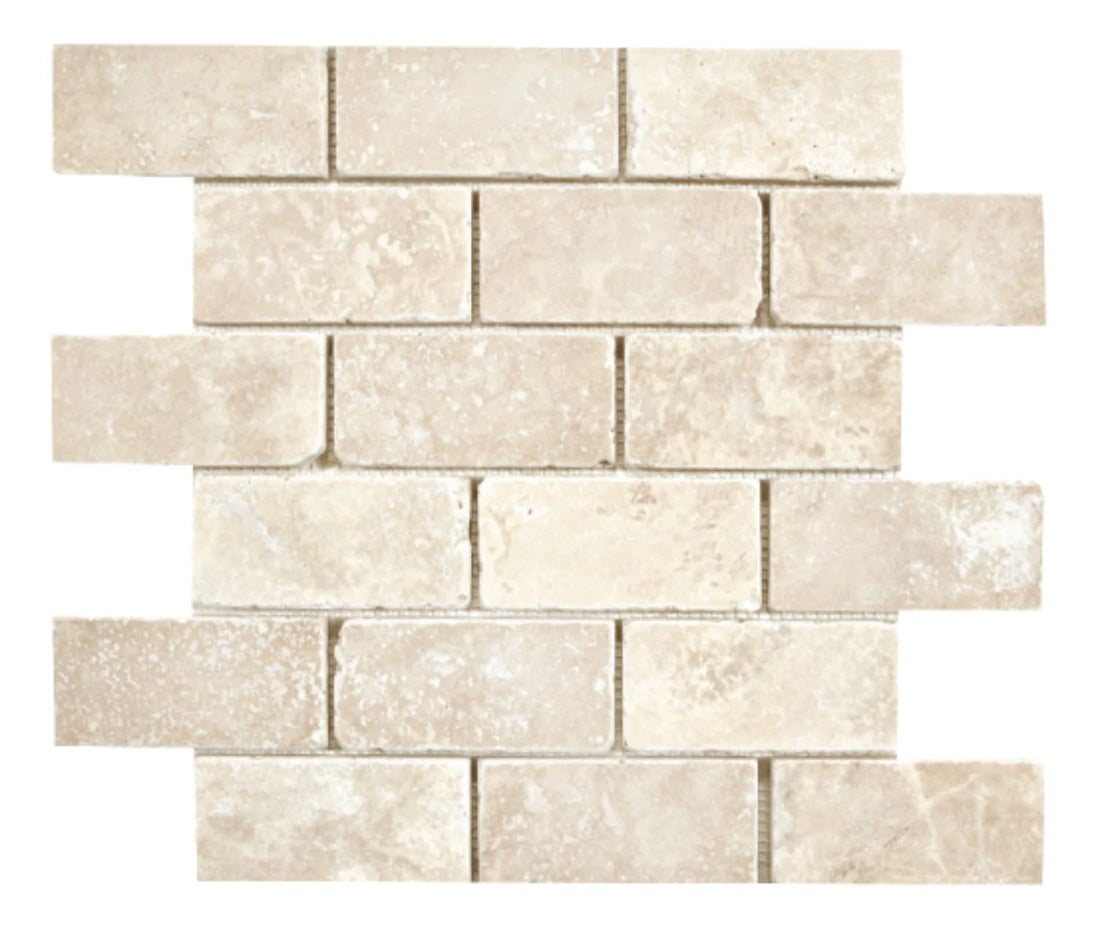 2X4 Brick Pattern Ivory