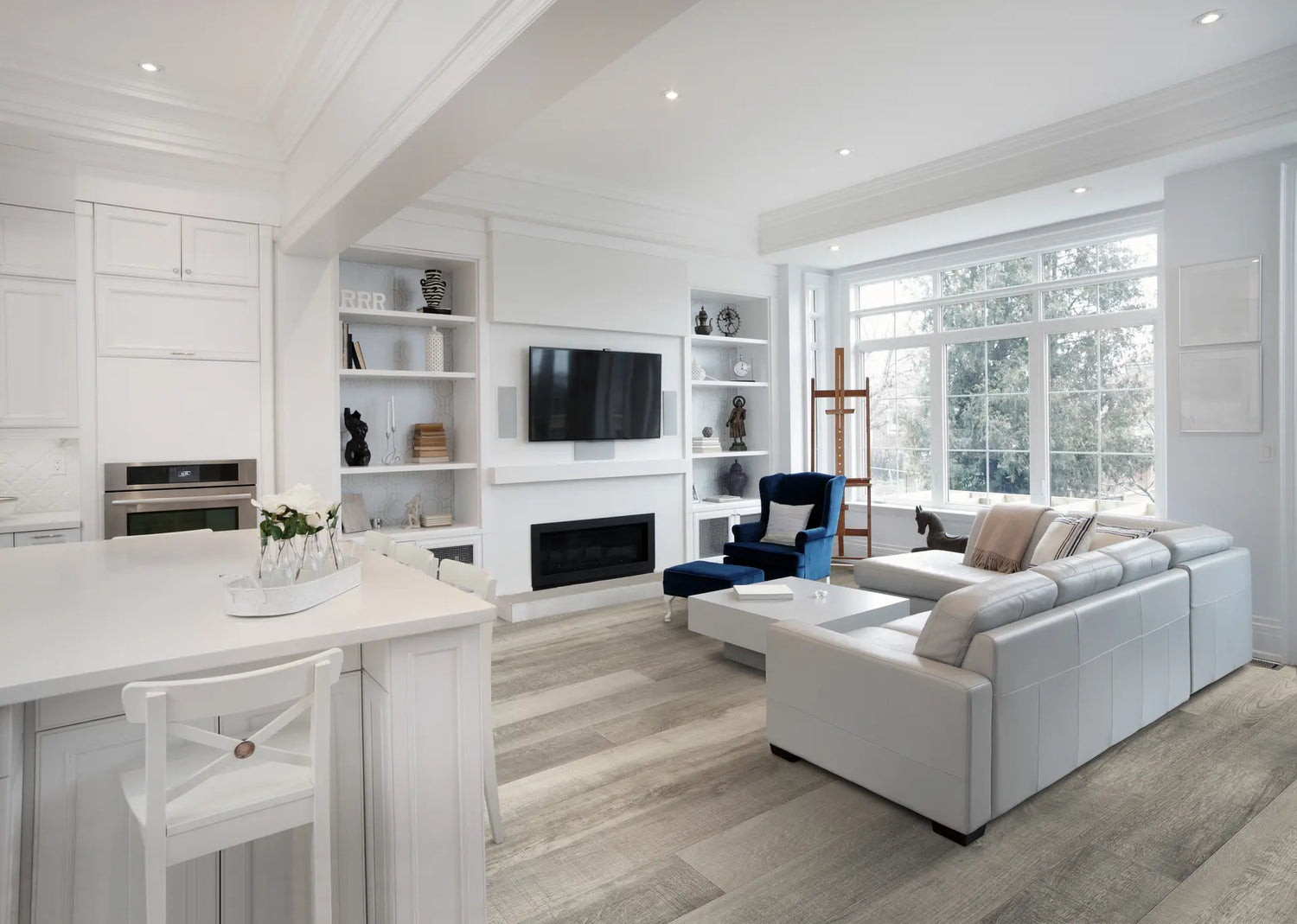 Cali Vinyl Windswell Hickory Longboards Vinyl Flooring