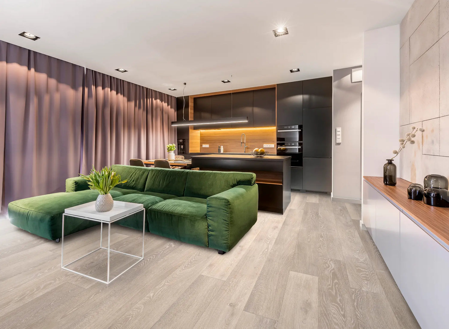 Cali Vinyl Whitewater Oak Longboards Vinyl Flooring